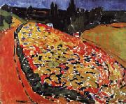 maurice de vlaminck The Hills a Rueil oil